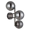 Conor Applique murale Luminaires Globo Lighting Chrome, Noir, 3 lumières