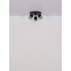 Lucero Plafonnier Luminaires Globo Lighting Noir, 3 lumières