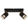 Korben Plafonnier, Spot de plafond Luminaires Globo Lighting Noir, 2 lumières