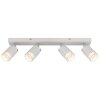 Korben Plafonnier Luminaires Globo Lighting Blanc, 4 lumières
