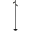 Korben Lampadaire Luminaires Globo Lighting Noir, 2 lumières