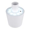 Yara Lampe à poser Luminaires Globo Lighting LED Blanc, 1 lumière, Changeur de couleurs