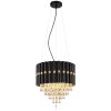 Eleos Lustre Luminaires Globo Lighting Noir, 3 lumières