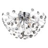 Katrina Plafonnier Luminaires Globo Lighting Chrome, 4 lumières