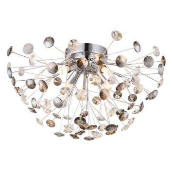 Katrina Plafonnier Luminaires Globo Lighting Chrome, 4 lumières