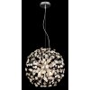 Katrina Lustre Luminaires Globo Lighting Chrome, 8 lumières