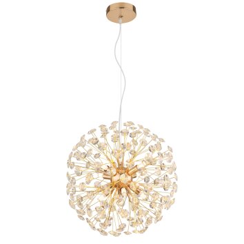 Katrina Lustre Luminaires Globo Lighting Or, 8 lumières