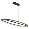 Della Suspension Luminaires Globo Lighting LED Noir, 1 lumière