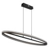 Della Suspension Luminaires Globo Lighting LED Noir, 1 lumière