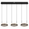 Della Suspension Luminaires Globo Lighting LED Noir, 1 lumière Della Suspension Luminaires Globo Lighting LED Noir, 1 lumière