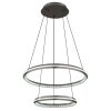 Alaina Suspension Luminaires Globo Lighting LED Gris, 1 lumière, Télécommandes