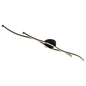 Boyd Plafonnier Luminaires Globo Lighting LED Noir, 1 lumière