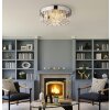 Kirina Plafonnier Luminaires Globo Lighting Chrome, 8 lumières