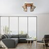 MICHEL Plafonnier, Spot de plafond Luminaires Leuchten Direkt Écru, Noir, 4 lumières