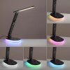 TINA Lampe à poser Luminaires Leuchten Direkt LED Noir, 1 lumière, Changeur de couleurs