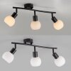 LOKI Plafonnier Luminaires Leuchten Direkt LED Noir, 3 lumières