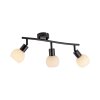 LOKI Plafonnier Luminaires Leuchten Direkt LED Noir, 3 lumières