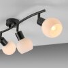 LOKI Plafonnier Luminaires Leuchten Direkt LED Noir, 3 lumières