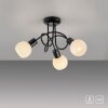 LOKI Plafonnier Luminaires Leuchten Direkt LED Noir, 3 lumières
