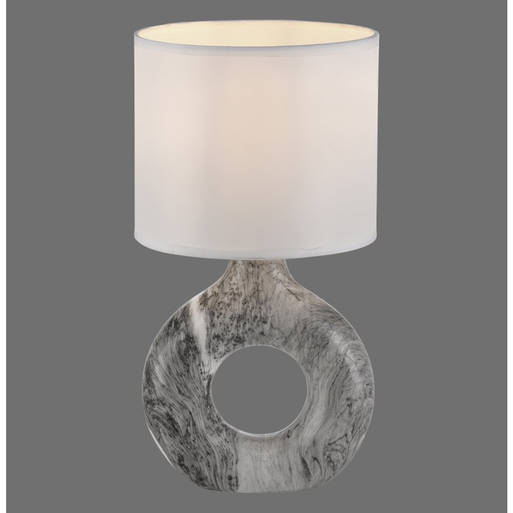 CARARA Lampe à poser Luminaires Leuchten Direkt LED Gris, 1 lumière main product photo