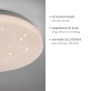 URANUS Plafonnier Luminaires Leuchten Direkt LED Blanc, 1 lumière