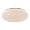 URANUS Plafonnier Luminaires Leuchten Direkt LED Blanc, 1 lumière