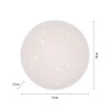 URANUS Plafonnier Luminaires Leuchten Direkt LED Blanc, 1 lumière