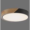 BILA Plafonnier Luminaires Leuchten Direkt LED Noir, 1 lumière