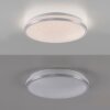 KYLE Plafonnier Luminaires Leuchten Direkt LED Argenté, 1 lumière