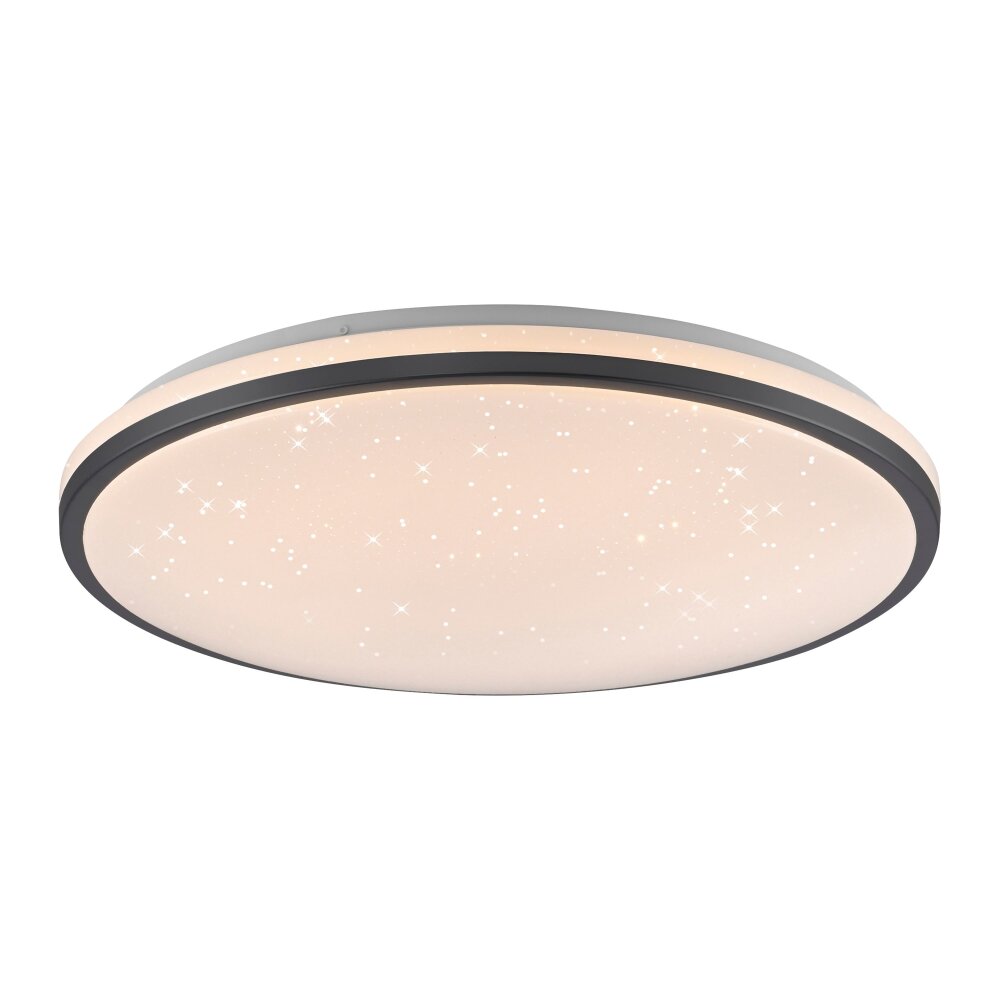 KYLE Plafonnier Luminaires Leuchten Direkt LED Noir, 1 lumière