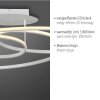 LUMACA Plafonnier Luminaires Leuchten Direkt LED Blanc, 1 lumière