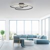 LUMACA Plafonnier Luminaires Leuchten Direkt LED Noir, 1 lumière