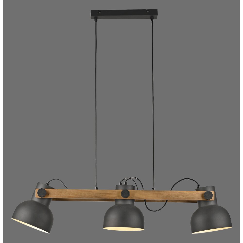 2.0 Suspension Luminaires Leuchten Direkt LED Brun, Noir, 3 lumières main product photo