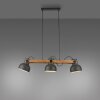 2.0 Suspension Luminaires Leuchten Direkt LED Brun, Noir, 3 lumières