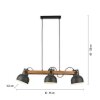 2.0 Suspension Luminaires Leuchten Direkt LED Brun, Noir, 3 lumières