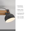 2.0 Plafonnier Luminaires Leuchten Direkt LED Brun, Noir, 2 lumières