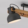 2.0 Plafonnier Luminaires Leuchten Direkt LED Brun, Noir, 2 lumières