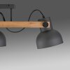 2.0 Plafonnier Luminaires Leuchten Direkt LED Brun, Noir, 3 lumières