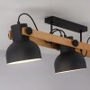 2.0 Plafonnier Luminaires Leuchten Direkt LED Brun, Noir, 3 lumières