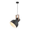 2.0 Suspension Luminaires Leuchten Direkt LED Brun, Noir, 1 lumière