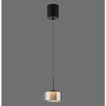 Rika Suspension Luminaires Paul Neuhaus LED Noir, 1 lumière