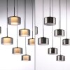 Rika Suspension Luminaires Paul Neuhaus LED Noir, 7 lumières