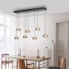 Rika Suspension Luminaires Paul Neuhaus LED Noir, 7 lumières