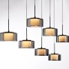 Rika Suspension Luminaires Paul Neuhaus LED Noir, 7 lumières