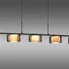 Rika Suspension Luminaires Paul Neuhaus LED Noir, 5 lumières