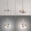 Q-Rotate Suspension Luminaires Paul Neuhaus LED Argenté, 1 lumière, Télécommandes