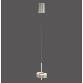 Q-Rotate Suspension Paul Neuhaus Q-Serie LED Argenté, 1 lumière, Télécommandes