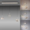 Q-Rotate Suspension Luminaires Paul Neuhaus LED Argenté, 3 lumières, Télécommandes