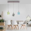 Zula Suspension Luminaires Paul Neuhaus LED Brun, 3 lumières