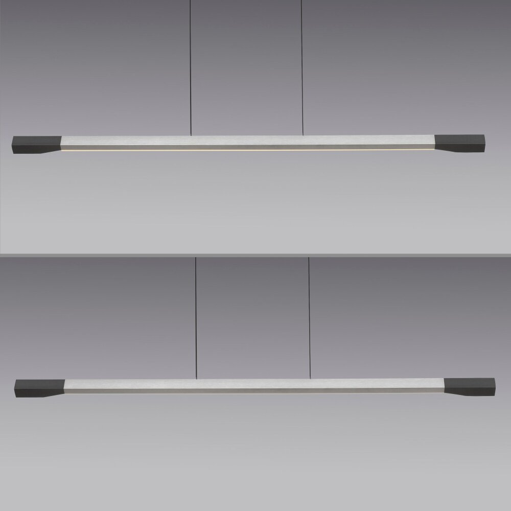 Hoop Suspension Luminaires Paul Neuhaus LED Anthracite, Argenté, 1 lumière